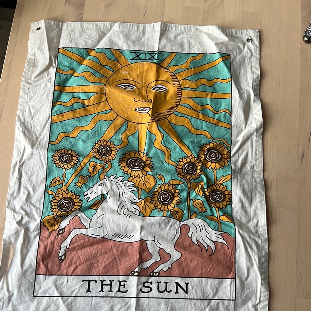 SheetKart Tarot Card The Star Wall Hanging Tapestry or Garden Flag 100% Cotton